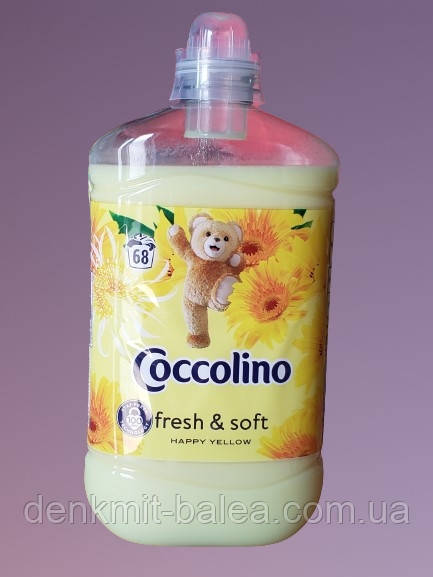 Преміумкондикон Коколіно Хеппі для білизни Coccolino Happy Yellow 1800 мл
