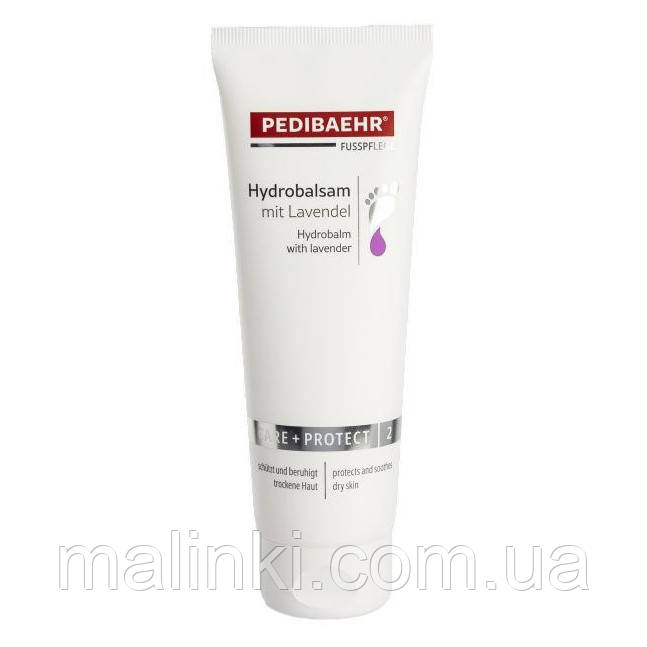Гідробальзам для сухої шкіри з олією лаванди PediBaehr Hydrobalsam Mit Lavendel, 125 мл, фото 1