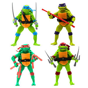 Набір фігурок Черепашки ніндзя з м/ф Черепашки ніндзя: Погром мутантів, 14 см - TMNT