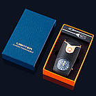 Запальничка 2 дуги + годинник у подарунковій упаковці US-770B, фото 2