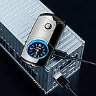 Запальничка 2 дуги + годинник у подарунковій упаковці US-770B, фото 4