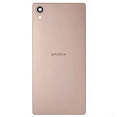 Задня кришка Sony Xperia X F5121 F5122 F8131 F8132 рожева оригінал Китай зі склом камери