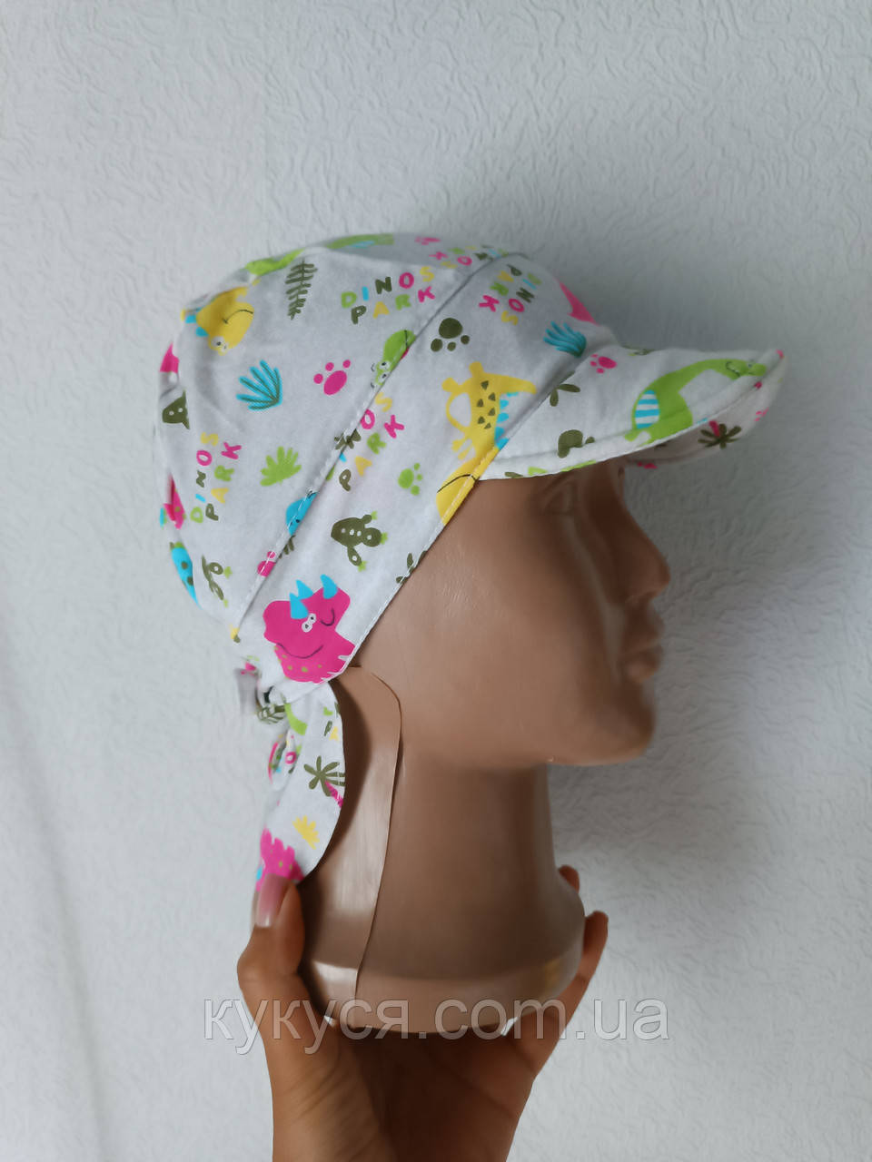 Кепка-косинка для дівчинки бандана, фото 1