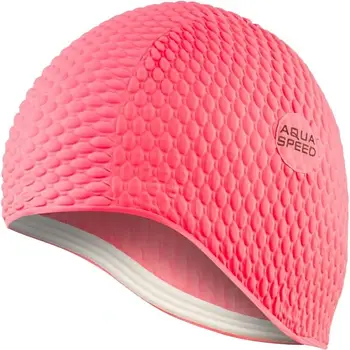 Шапочка жіноча для плавання басейну Aqua Speed ​​BOMBASTIC (для довгого волосся)