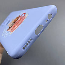 Чохол для Xiaomi Redmi Note 9 новорічний чохол на телефон сяомі редмі нот 9 бузковий FNC, фото 5
