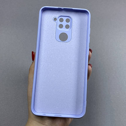 Чохол для Xiaomi Redmi Note 9 новорічний чохол на телефон сяомі редмі нот 9 бузковий FNC, фото 3