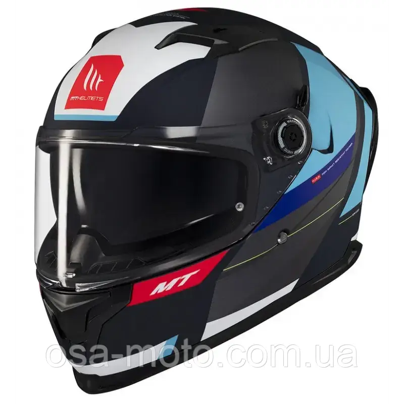 Мотошолом MT BRAKER SV CHENTO C7 Matt Blue