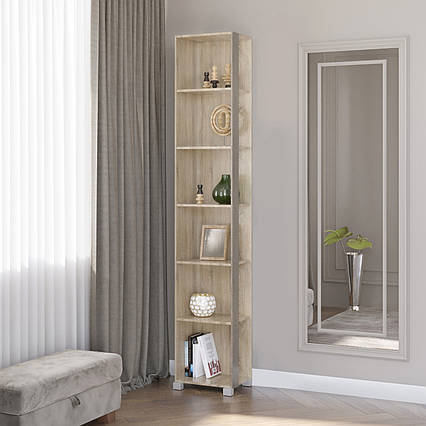 Шафа-пенал кутовий Еверест Бриз-18 сонома + трюфель