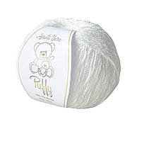 Avanti Yarn PUFFY (Аванті Ярн Пуффі) № 864 білий (Пряжа велюр, нитки для в'язання)