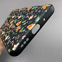 Чохол для Xiaomi Redmi 9C новорічний чохол на телефон сяомі редмі 9с чорний FNC, фото 5