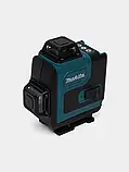 Акумуляторний лазерний нівелір Makita 3D-4D рівень (3.7V, 5AH). АКБ рівень зі штативом Макіта, фото 3