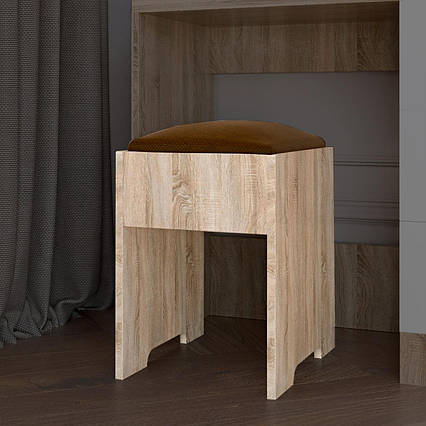 Пуф Еверест Соната дуб сонома. Доставка кур'єром Meest поштой на Вашу адресу 152 грн