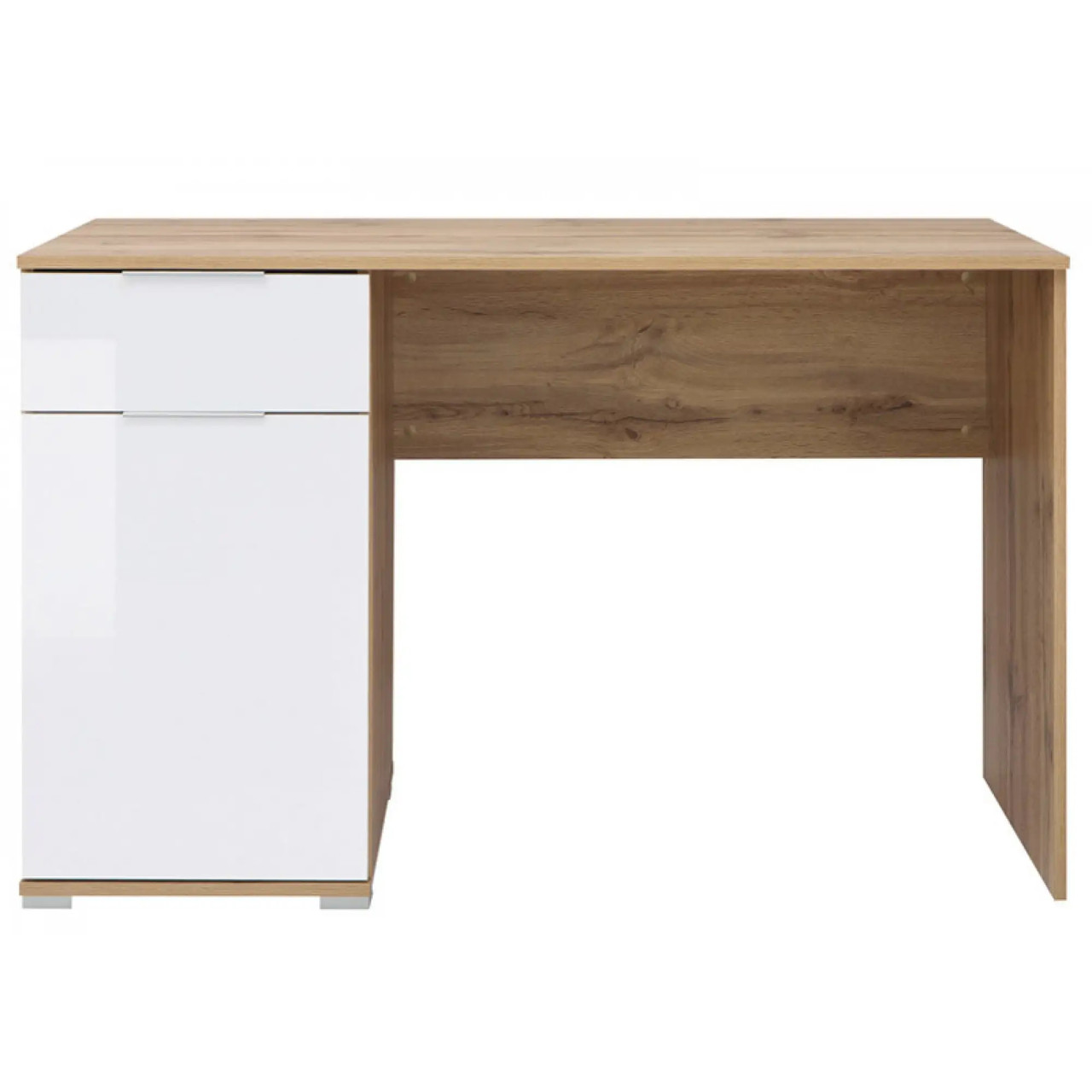 Стіл письмовий BRW Злата BIU/120 Дуб тахо + Білий матовий 120х60х76 см