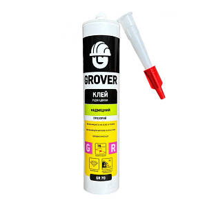 Клей GROVER GR70 рідкі цвяхи надміцний (прозорий), 300 мл
