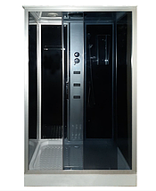 Душовий бокс KO&PO 715 G правий 120x80х215 см на низькому піддоні тоноване скло розсувні двері, фото 3