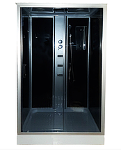 Душовий бокс KO&PO 715 G правий 120x80х215 см на низькому піддоні тоноване скло розсувні двері, фото 5