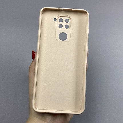 Чохол для Xiaomi Redmi Note 9 новорічний чохол на телефон сяомі редмі нот 9 персиковий FNC, фото 3