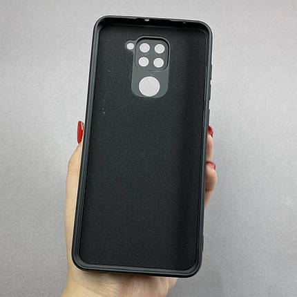 Чохол для Xiaomi Redmi Note 9 новорічний чохол на телефон сяомі редмі нот 9 чорний FNC, фото 3