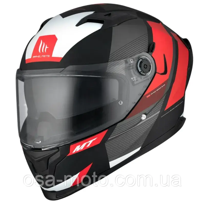 Мотошолом MT BRAKER SV CHENTO B5 Matt Red