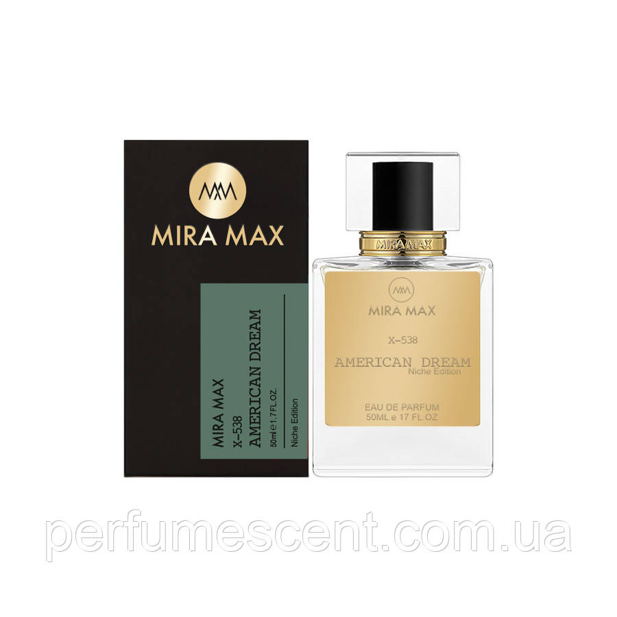 Парфумована вода MIRA MAX 50 мл "AMERICAN DREAM X-538" (Аромат схожий наCalifornia Dream Louis Vuitton)