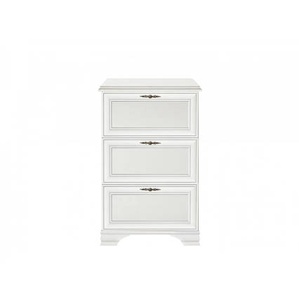 Тумба для взуття ВМК (БРВ) Кентукі SFB3B Білий альпійський (GRB-2006)