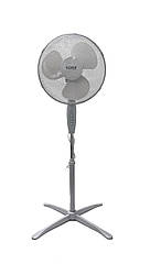 Вентилятор підлоговий з обертанням Floria ZLN0996 40W Grey