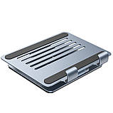 Тримач настільний Hoco PH52 Might metal rotating Metal gray, фото 5