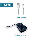 Фортепіано розкладне Carry-on Folding Piano (49 клавіш) White, фото 6