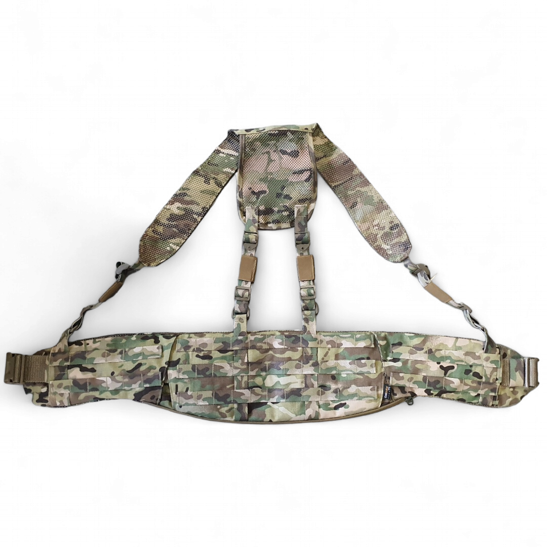 Варбелт тактичний ремінь РПС 2.2 на моллє (Мультикам) з відділом під балістичний вкладиш, фото 1