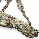 Варбелт тактичний ремінь РПС 2.2 на моллє (Мультикам) з відділом під балістичний вкладиш, фото 4