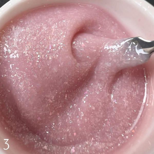 Гель для нарощування нігтів №3 з поталлю Sweet Nails 30 мл