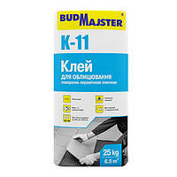 Клей БУДАЙСТЕР K-11 для личкування поверхонь керамічною плиткою, 25 кг