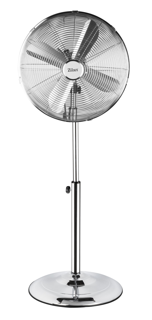 Вентилятор підлоговий з обертанням Zilan ZLN1112 50W Silver