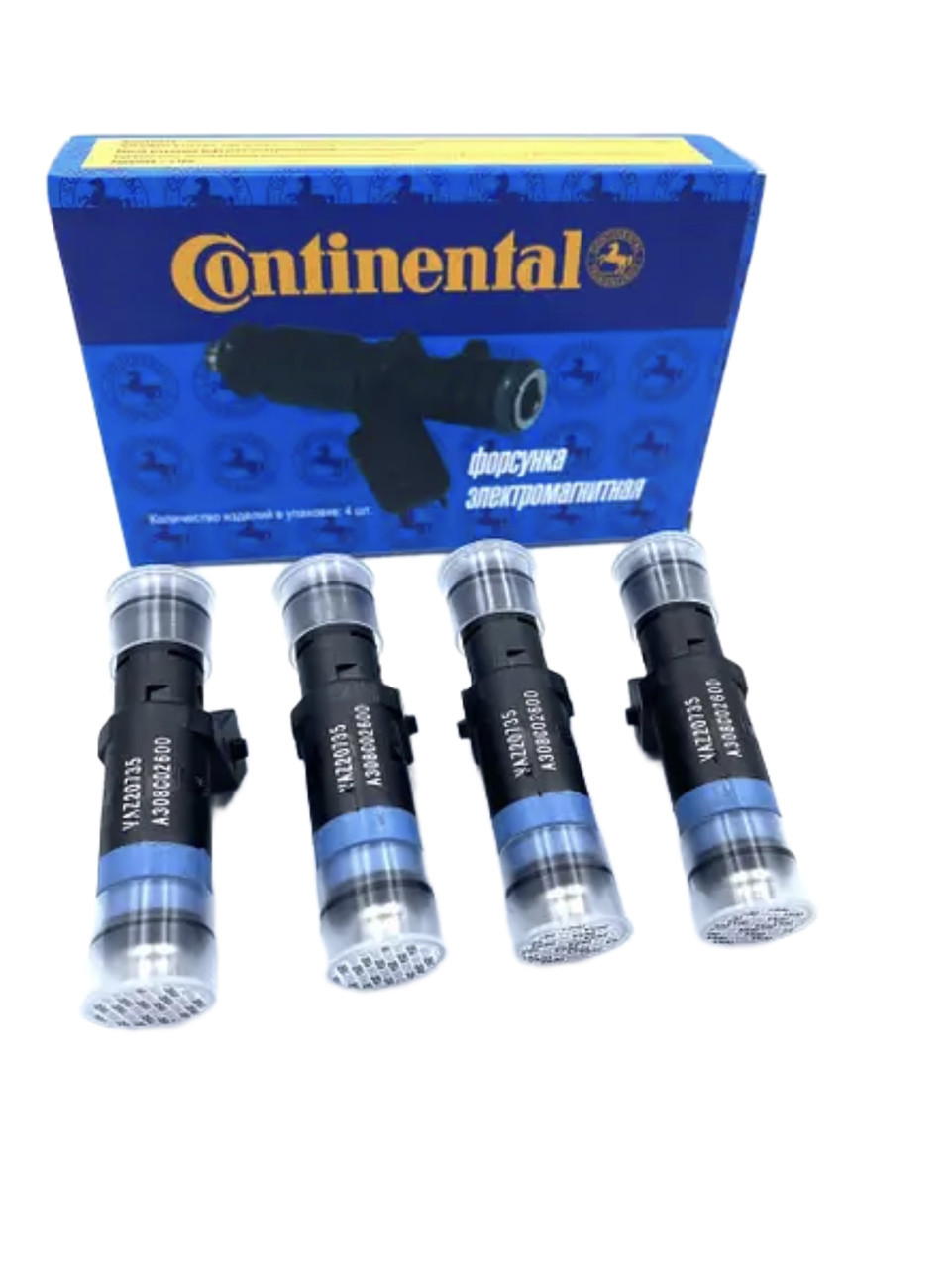 Форсунка паливна Siemens блакитна тонка для ваз 2110 2111 2112 2170 2171 2172 (VAZ 20735) kL., фото 1