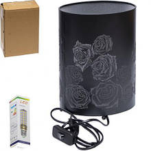 Лампа декор "Троянди" чорна LED50 27*20 T8010 MZOPT