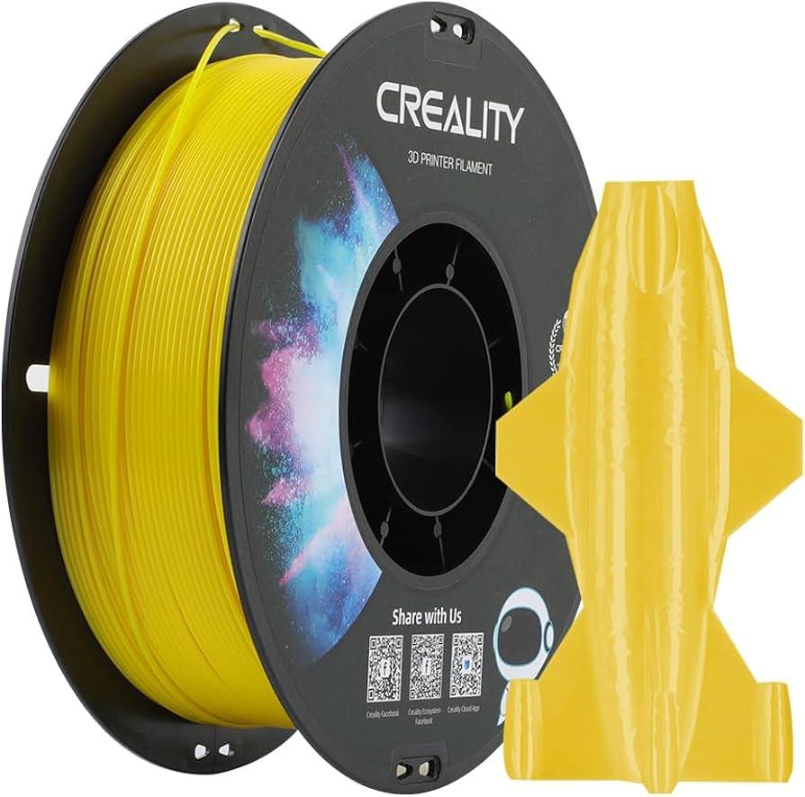 Пластик в котушці PETG Creality 1,75 мм жовтий (Yellow)