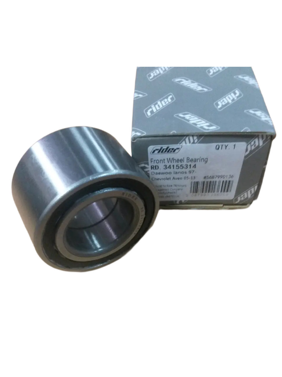 Підшипник передній маточини Rider Daewoo Lanos Nexia Chevrolet Aveo 16 кл (03189) kL., фото 1