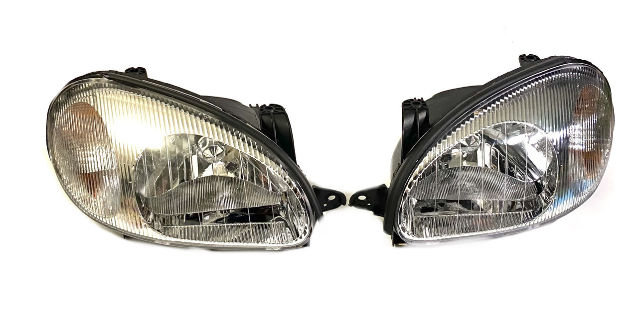 Фари передні Daewoo Lanos Sens під електро коректор 2 штуки (96304610-96304611) kL., фото 1