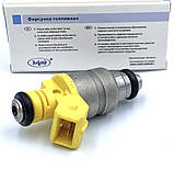 Форсунка паливна Continental для ваз 2110 2111 2112 1118 2123 жовта (E20734) kL., фото 4