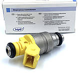 Форсунка паливна Continental для ваз 2110 2111 2112 1118 2123 жовта (E20734) kL., фото 5