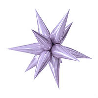 3D зірка фольгована кулька неспаяна окремі колючки