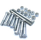 Болт 12 70 80 150 реактивних тяг БЕЛЕБЕЙ для ваз 2101 2102 2103 2104 2105 2106 2107 з гайками kL., фото 3