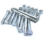 Болт 12 70 80 150 реактивних тяг БЕЛЕБЕЙ для ваз 2101 2102 2103 2104 2105 2106 2107 з гайками kL., фото 5