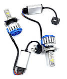 Комплект LED ламп TurboLed T1 H4 6000K 50W 12 24v CanBus з активним охолодженням (T1H4) kL., фото 3