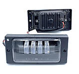 Протитуманні фари з лінзою для ваз 2110 2111 2112 2114 2115 4 лінзи Протитуманна фара в бампер LED kL., фото 2