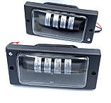 Протитуманні фари з лінзою для ваз 2110 2111 2112 2114 2115 4 лінзи Протитуманна фара в бампер LED kL., фото 4