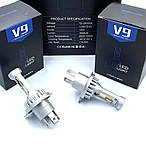 Автомобільні світлодіодні лампи V9 із цоколем H4 (V9H4) kL., фото 2