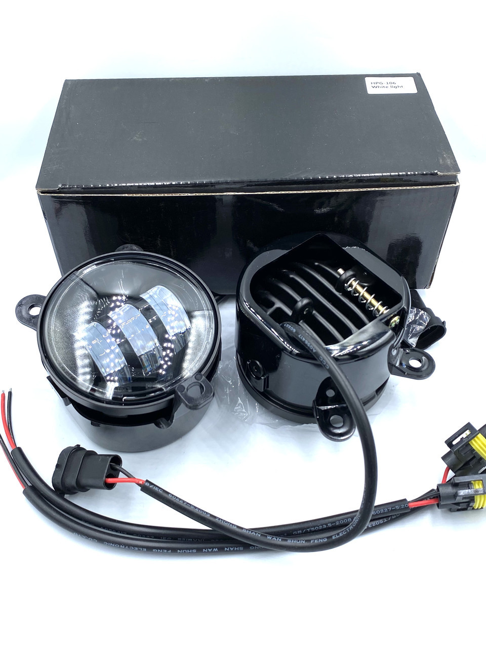 Протитуманні світлодіодні LED фари для ваз 2170 2171 2172 2123 3302 (HPG-106) kL., фото 1