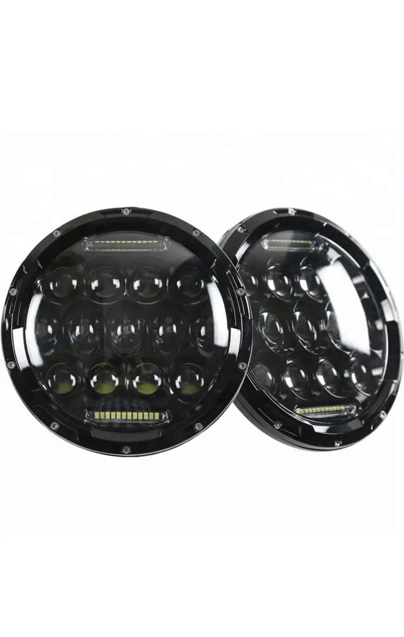 Фари передні для ваз 2101 2121 21213 Уаз 469 Газ 24 ВОЛГА Хаммер FJ Cruiser w463 комплект (LED135868) kL., фото 1