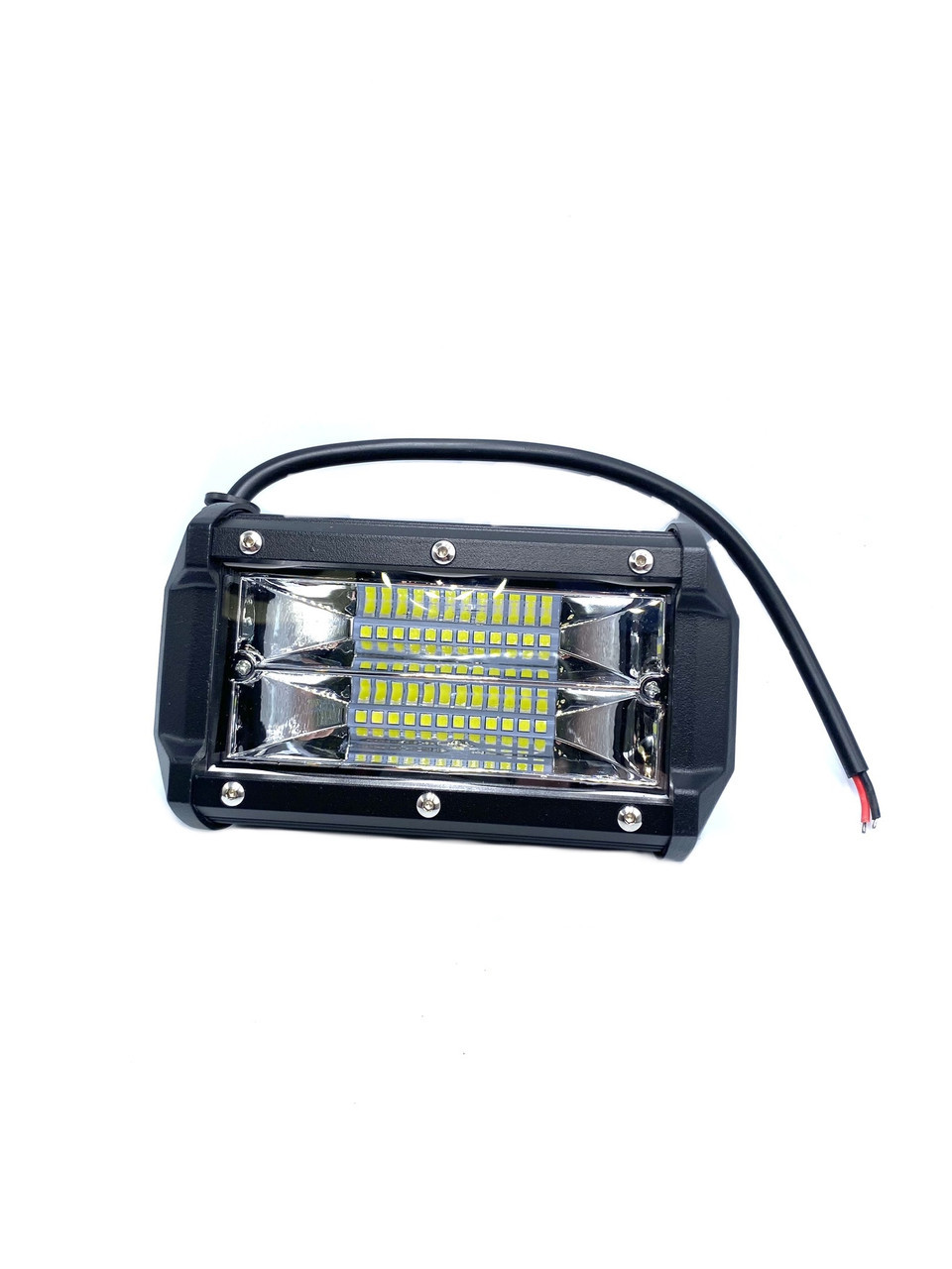 Фара LED прямокутна 72W 24 діода 133 мм (LV02-03) kL., фото 1